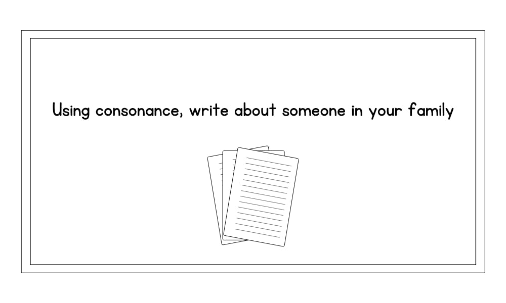 5th grade consonance writing worksheet